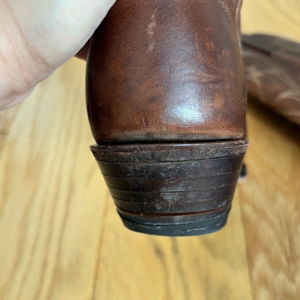 Dan Post Western Leather Cowboy Boots - size 8 - Picture 11 of 11